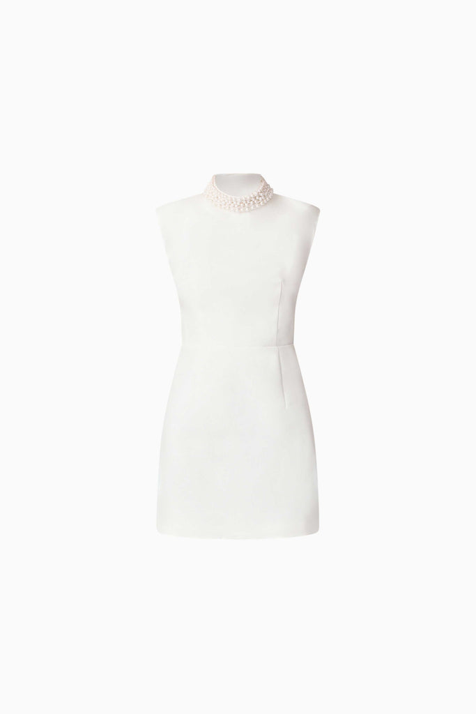 Rafaela Mini Shift Dress in White