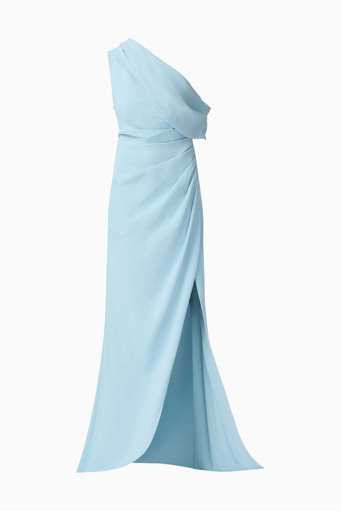 Isadora Off The Shoulder Gown in Blue