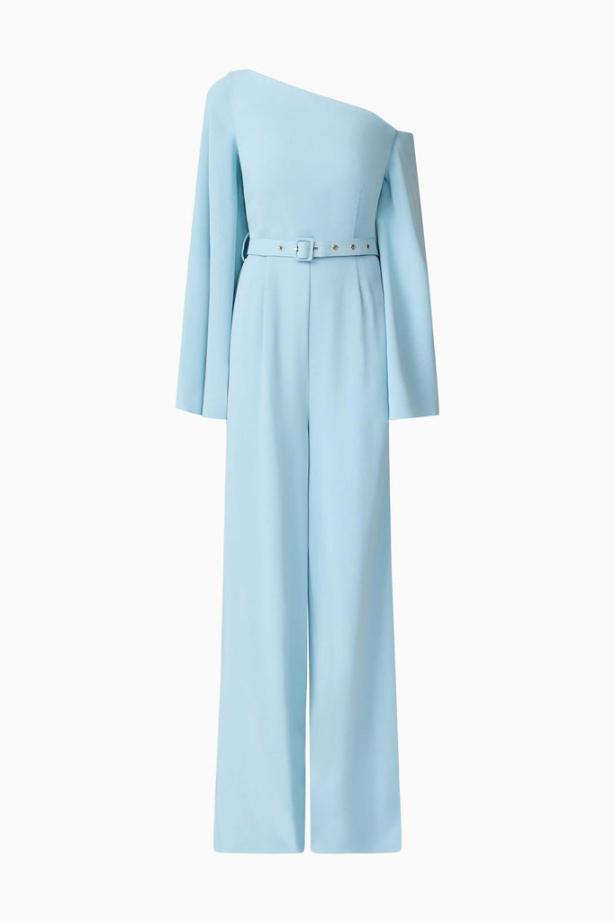 Elinor Asymmetrical Jumpsuit in Blue