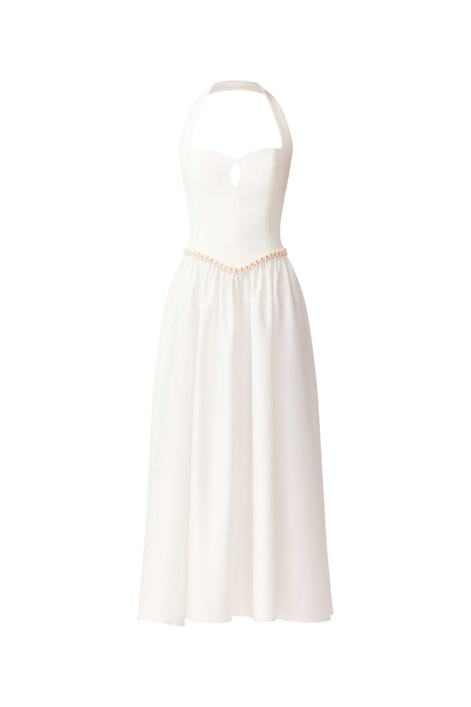 Hester Halter Gown in White