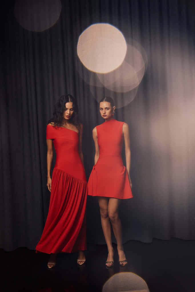 Jesselle Mini Dress in Red