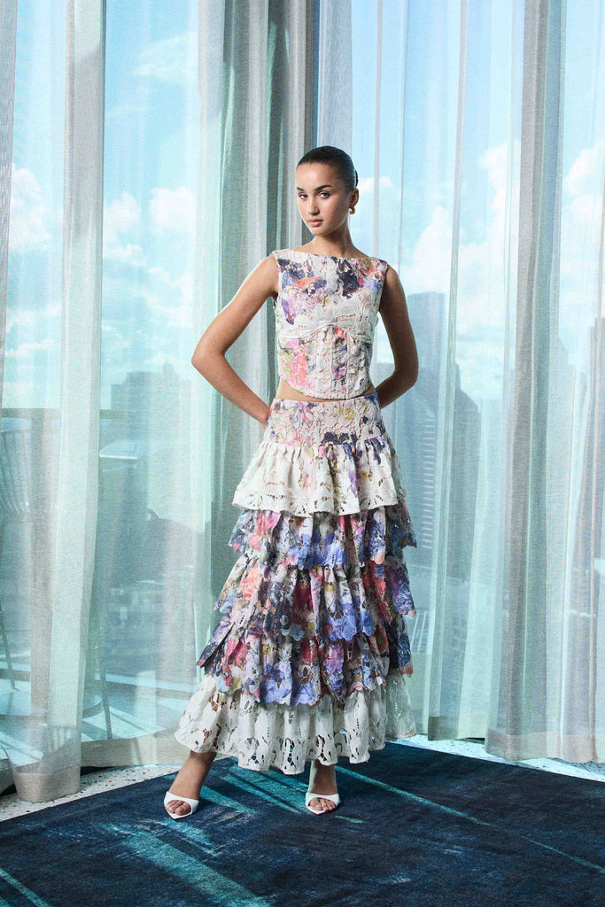 Matila Lace Set in Floral