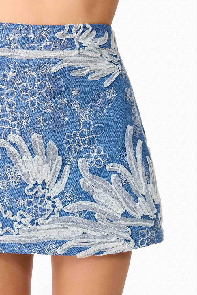 Anneliese Denim Set in Blue