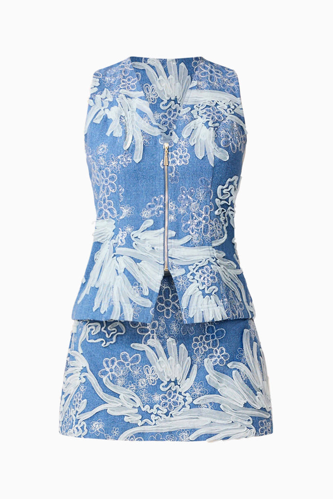 Anneliese Denim Set in Blue