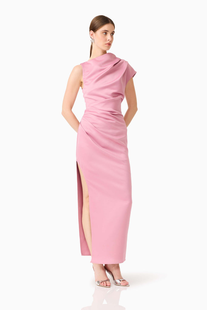 Coralie Maxi Gown in Pink