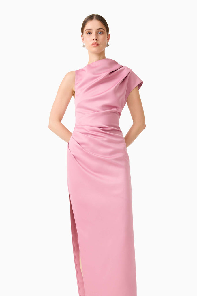 Coralie Maxi Gown in Pink