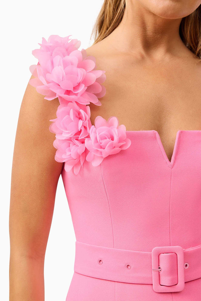 Klara Wide Leg Jumpsuit in Pink