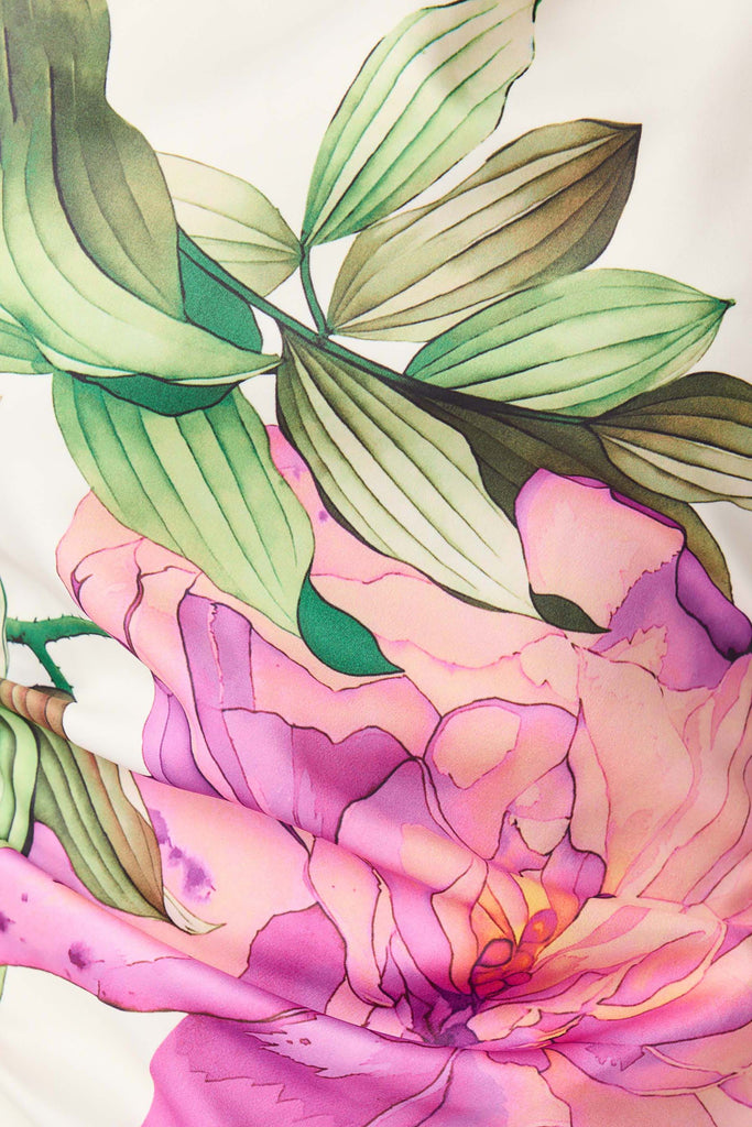 Azelie Asymmetrical Gown in White