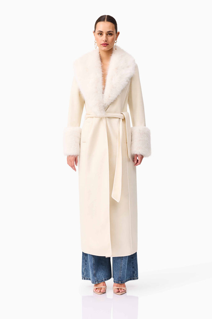 Aria Coat in Cream