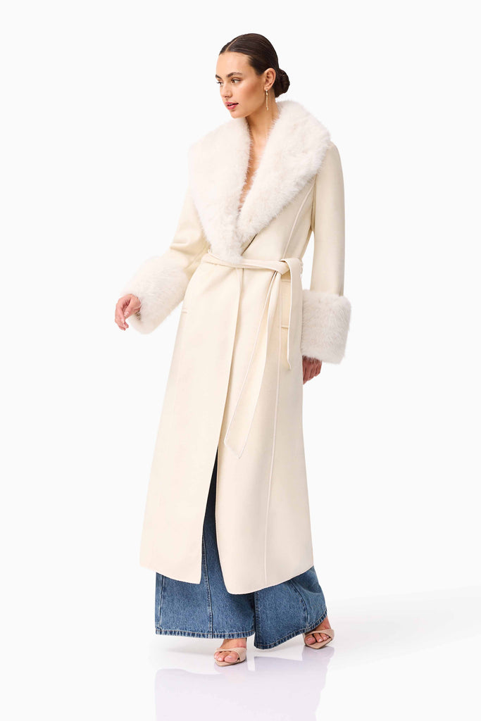 Aria Coat in Cream