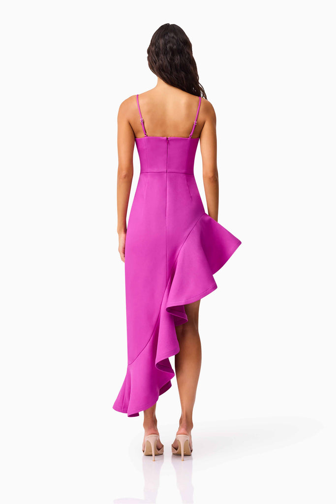 Beatrix Asymmetrical Gown in Purple