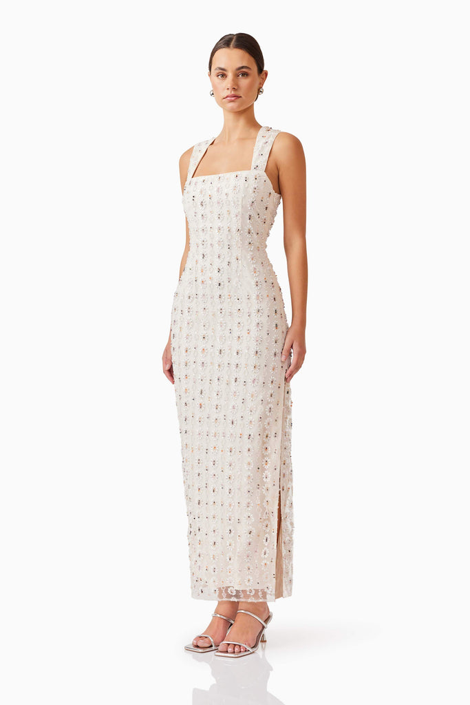 Kristina Maxi Dress in White