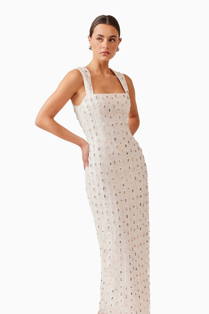Kristina Maxi Dress in White