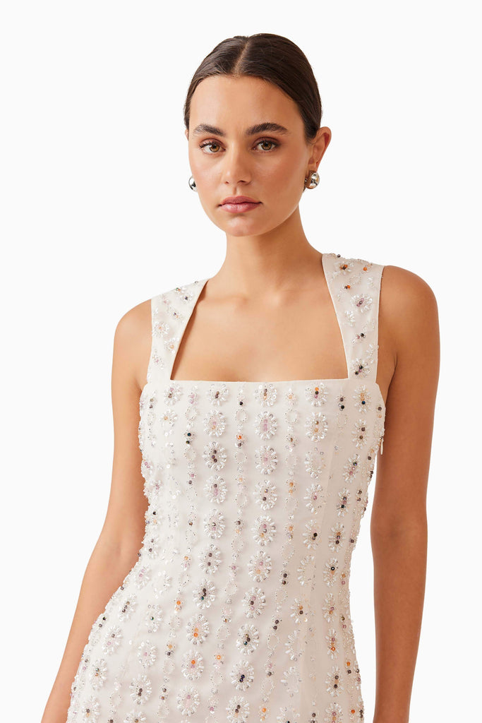 Kristina Maxi Dress in White