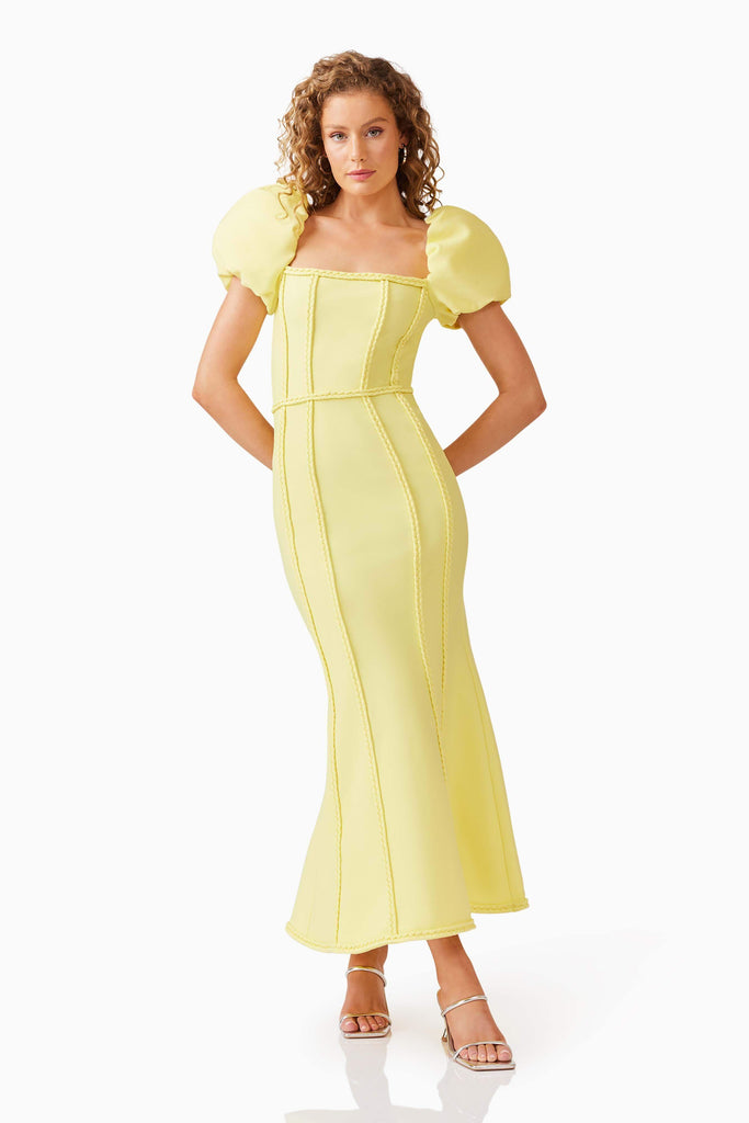 Katlyn Maxi Dress in Yellow