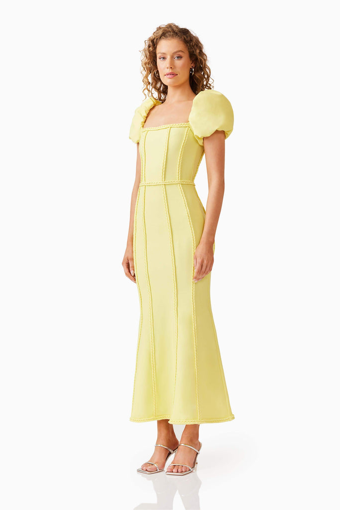 Katlyn Maxi Dress in Yellow