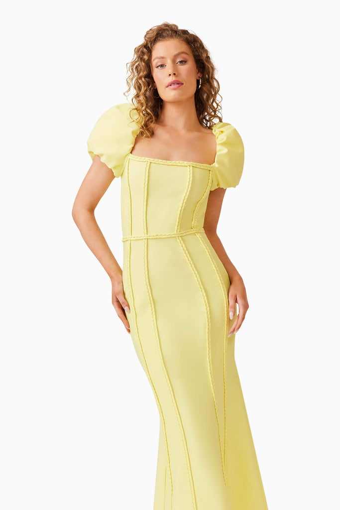Katlyn Maxi Dress in Yellow