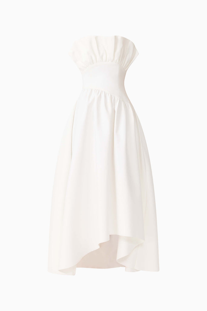 Laurel Sleeveless Maxi Dress In White