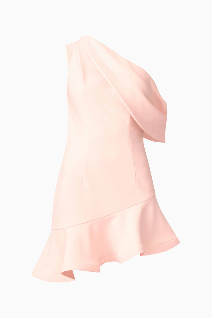Ava Asymmetrical Mini Dress in Pink
