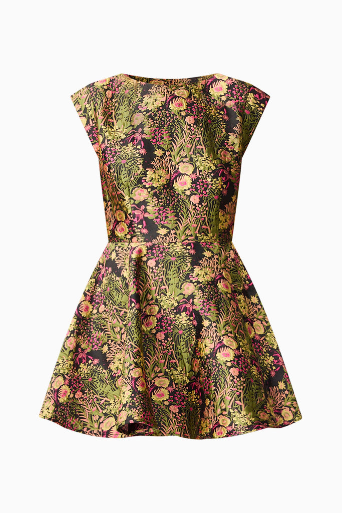 Cindy A-Line Mini Dress in Floral