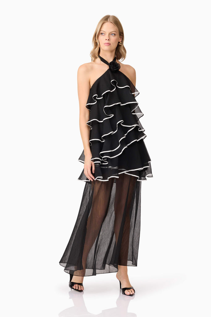 Melissa Halter Maxi Dress in Black