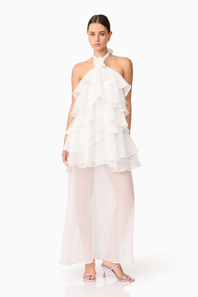 Melissa Halter Maxi Dress in White