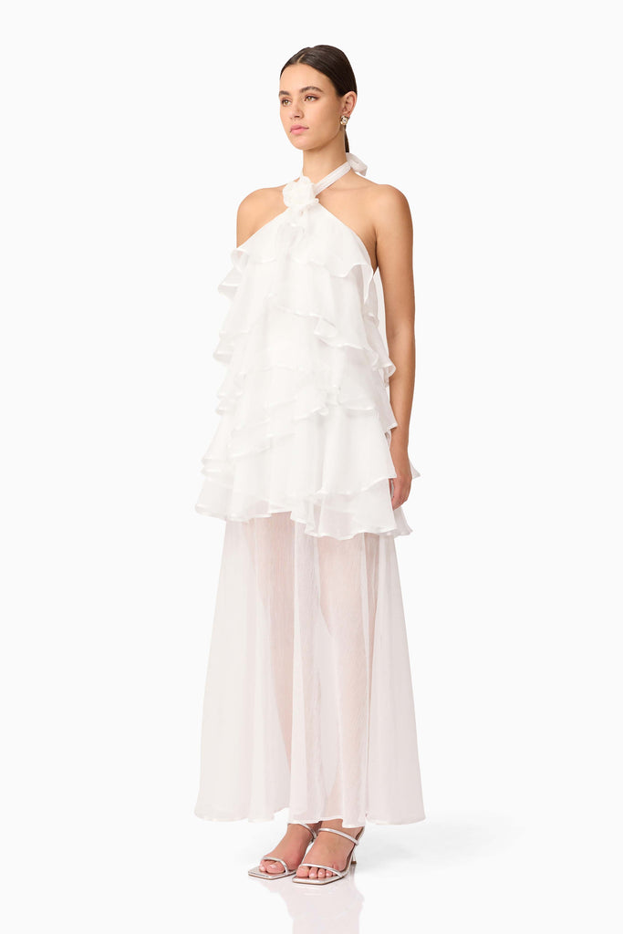 Melissa Halter Maxi Dress in White