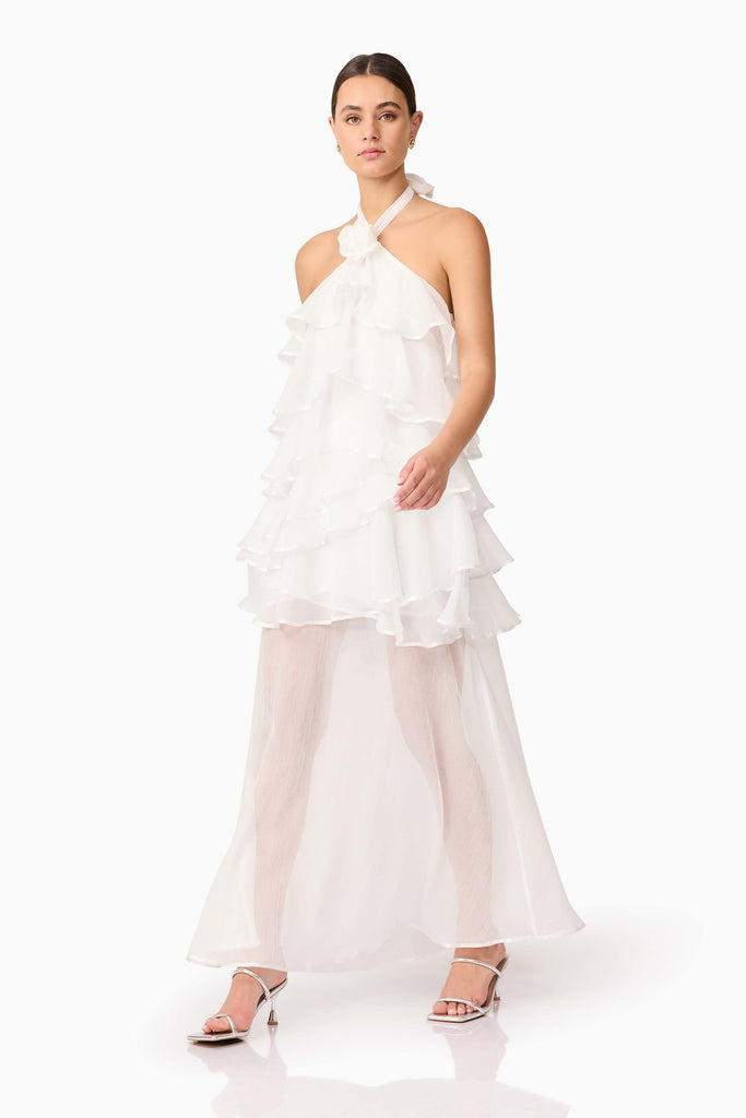 Melissa Halter Maxi Dress in White