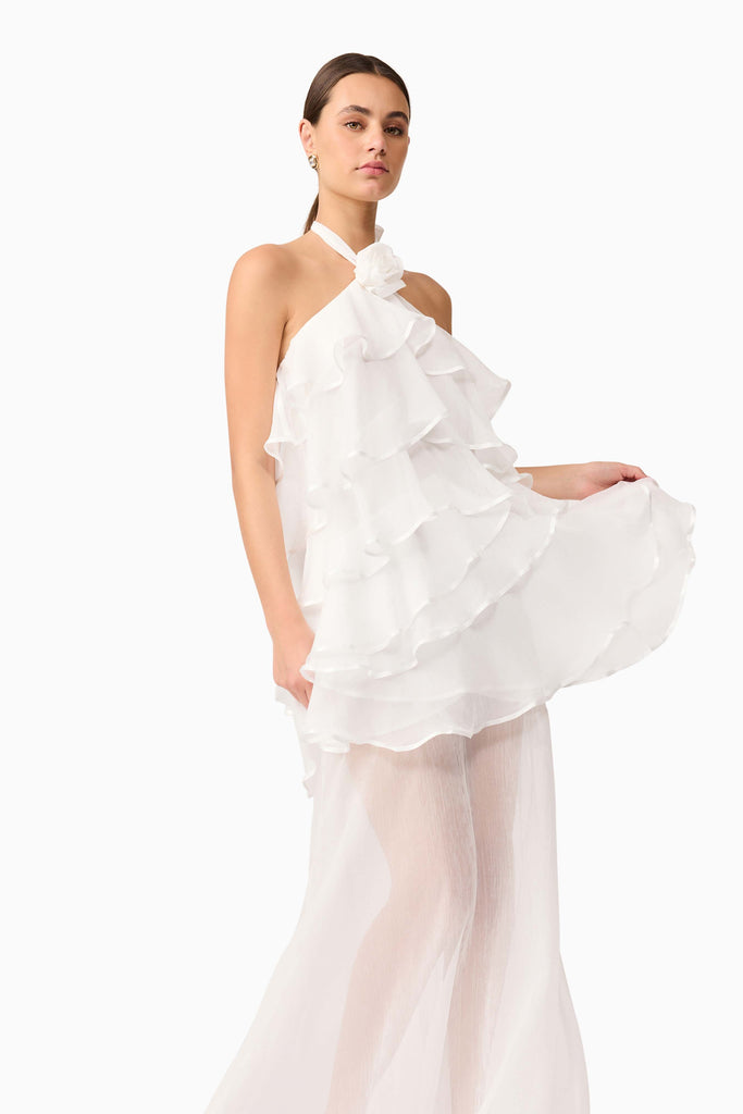 Melissa Halter Maxi Dress in White