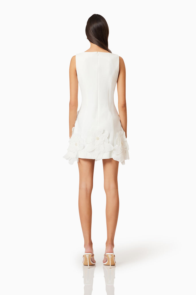 Janelle Mini Dress In White