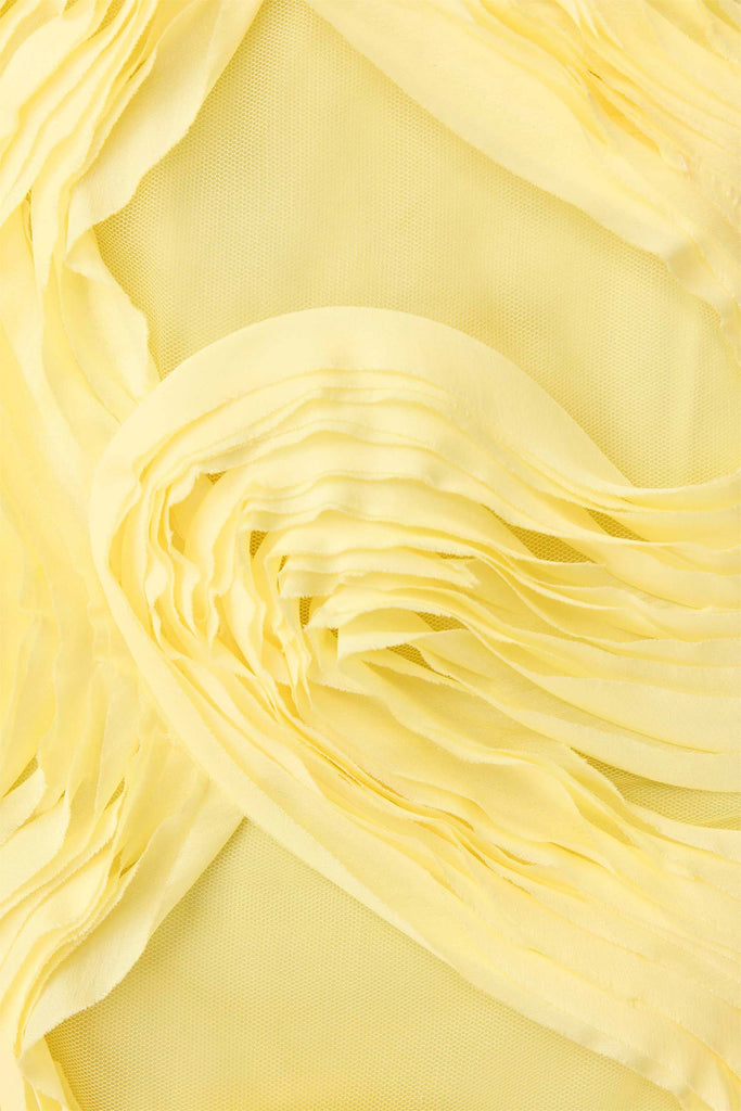 Asher Mini Shift Dress in Yellow