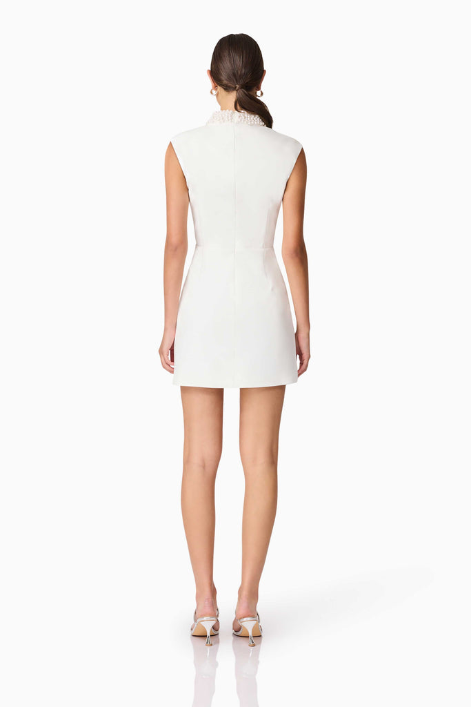 Rafaela Mini Shift Dress in White
