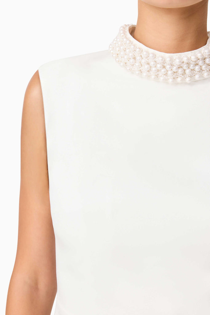 Rafaela Mini Shift Dress in White