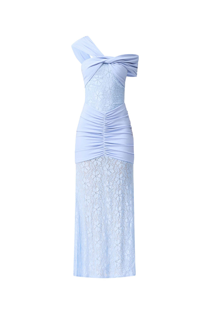 Valencia Lace Gown in Blue