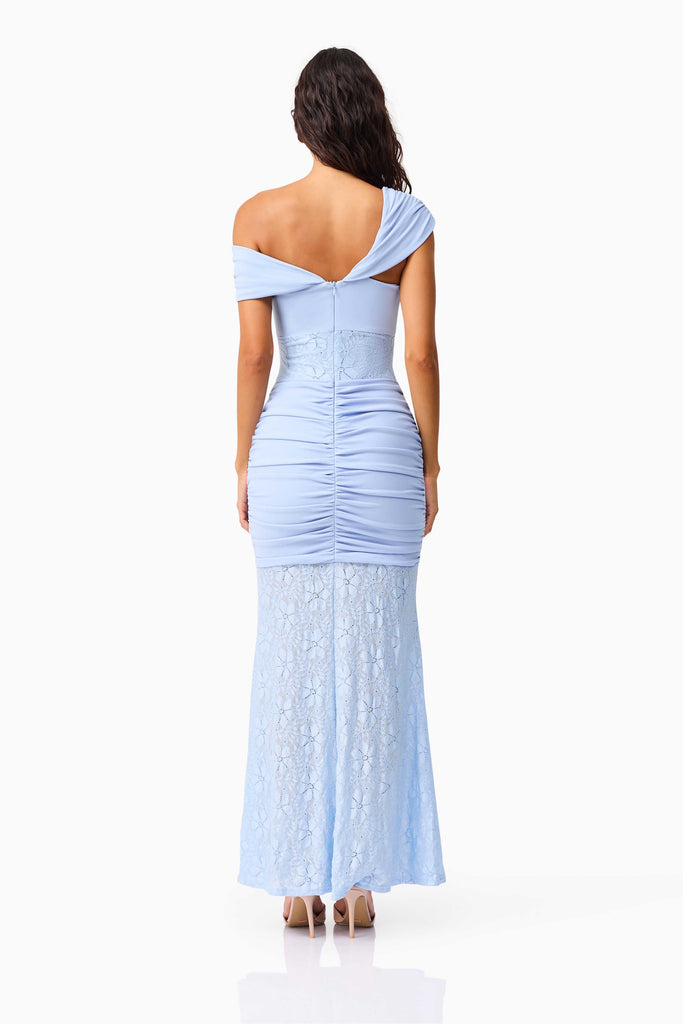 Valencia Lace Gown in Blue