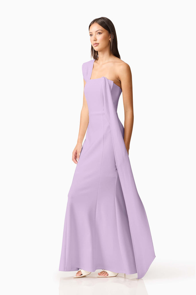 Mira Halter Gown in Purple