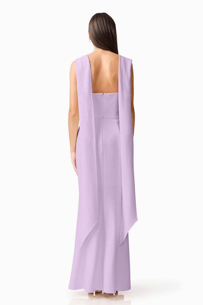 Mira Halter Gown in Purple
