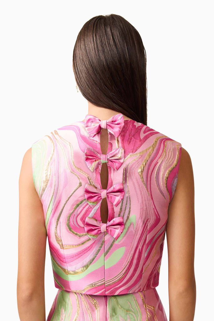 Mirella Top & Skirt Set in Pink