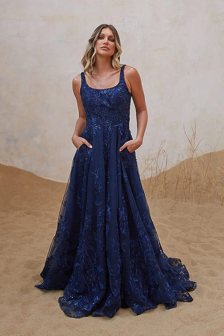 Aqua Formal Dress