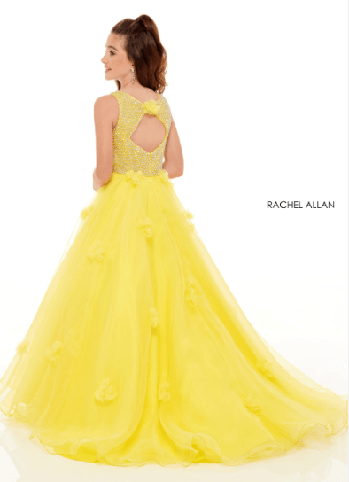 Beaded Ball Pageant Gown - Belle Le Chic