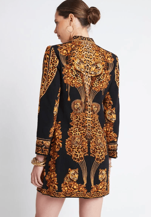 Golden Lady Blazer Dress - Belle Le Chic
