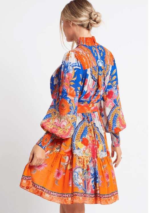 Carnival Spirit Smocking Dress - Belle Le Chic