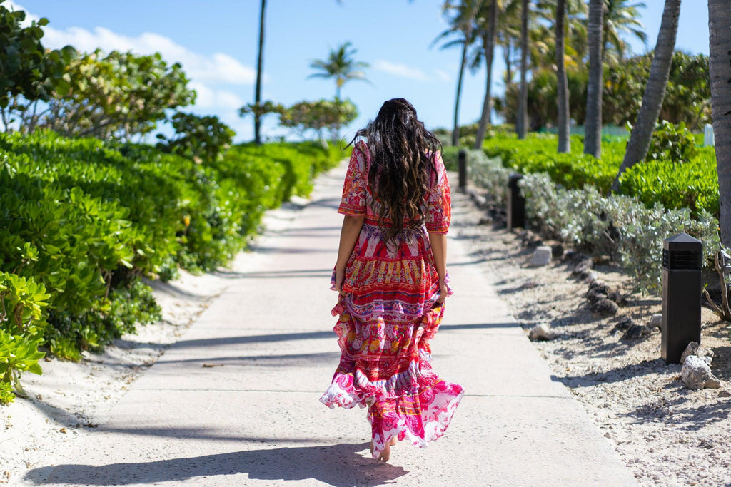 Bohemia Cross Over Maxi Dress - Belle Le Chic