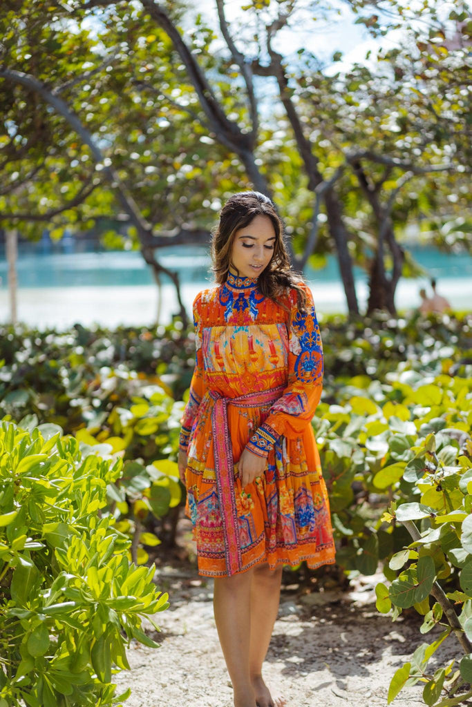 Carnival Spirit Smocking Dress - Belle Le Chic