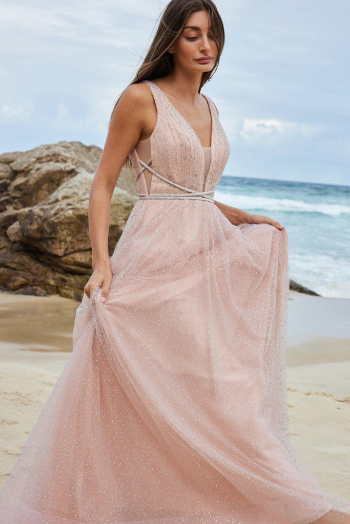 Wattle Blush Formal Dress - Belle Le Chic